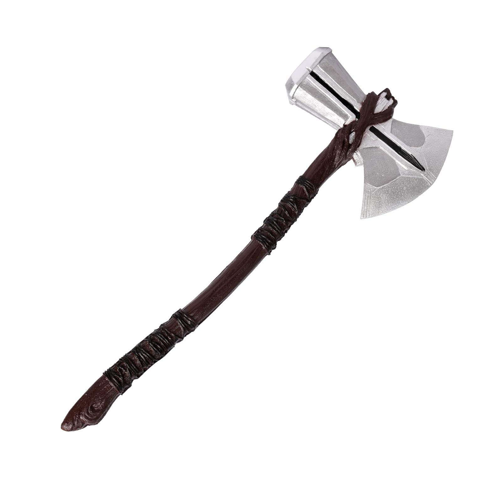 Foam Battle Axe 73cm Cosplay Prop Thor Storm Replica Weapon, Lightweight PU Costume Hammer Axe for Halloween, Conventions & Display