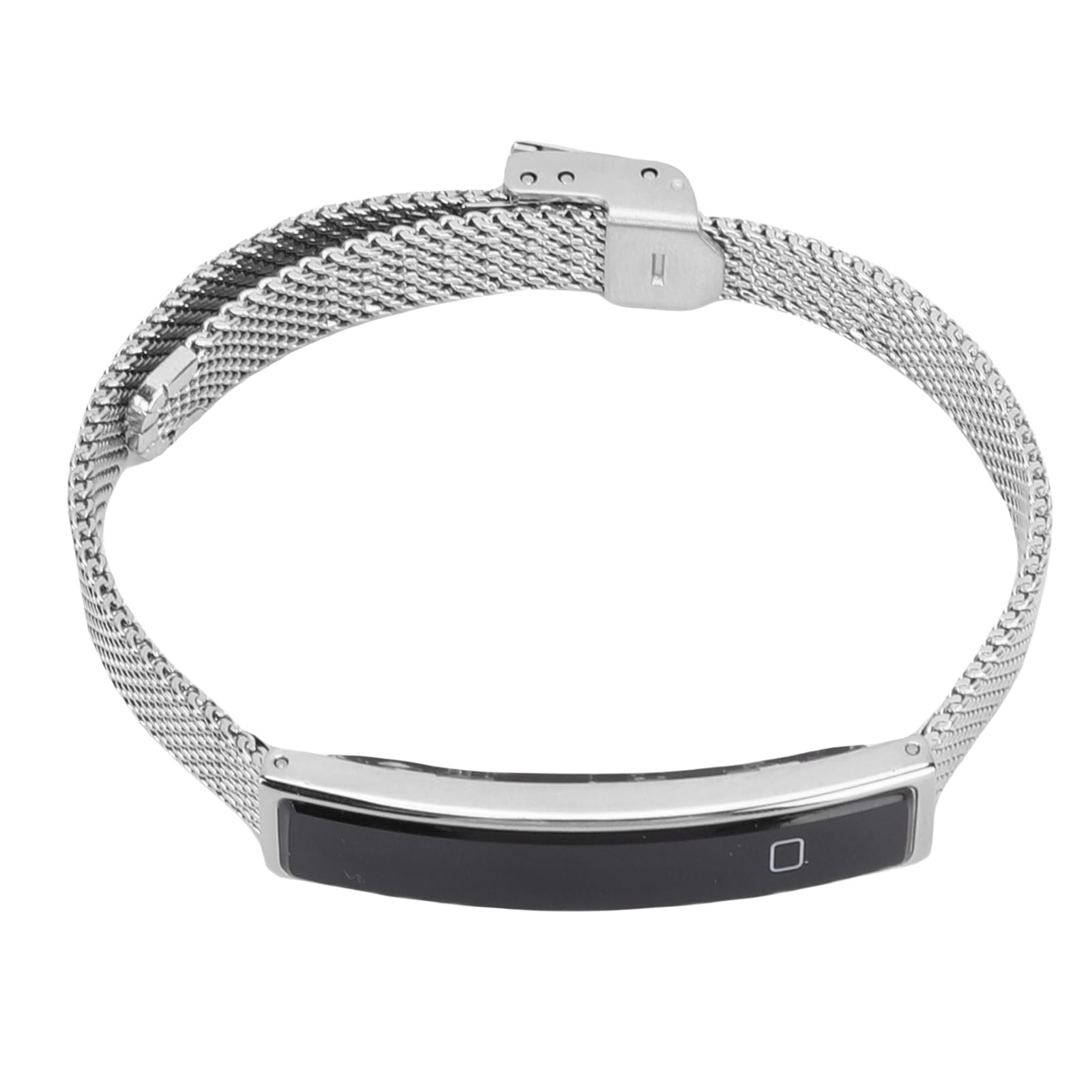 SUNGOOYUE Pulsera Inteligente, Rastreador de Actividad con Monitor de Frecuencia Cardíaca, Contador de Pasos, Rastreador de Sueño, Reloj Inteligente para Mujeres, Hombres y Niños, con (Silver)
