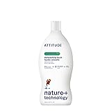 ATTITUDE Dish Soap, EWG Verified, Plant-Based & Vegan Dishwashing Liquid, Naturally Derived, Made in