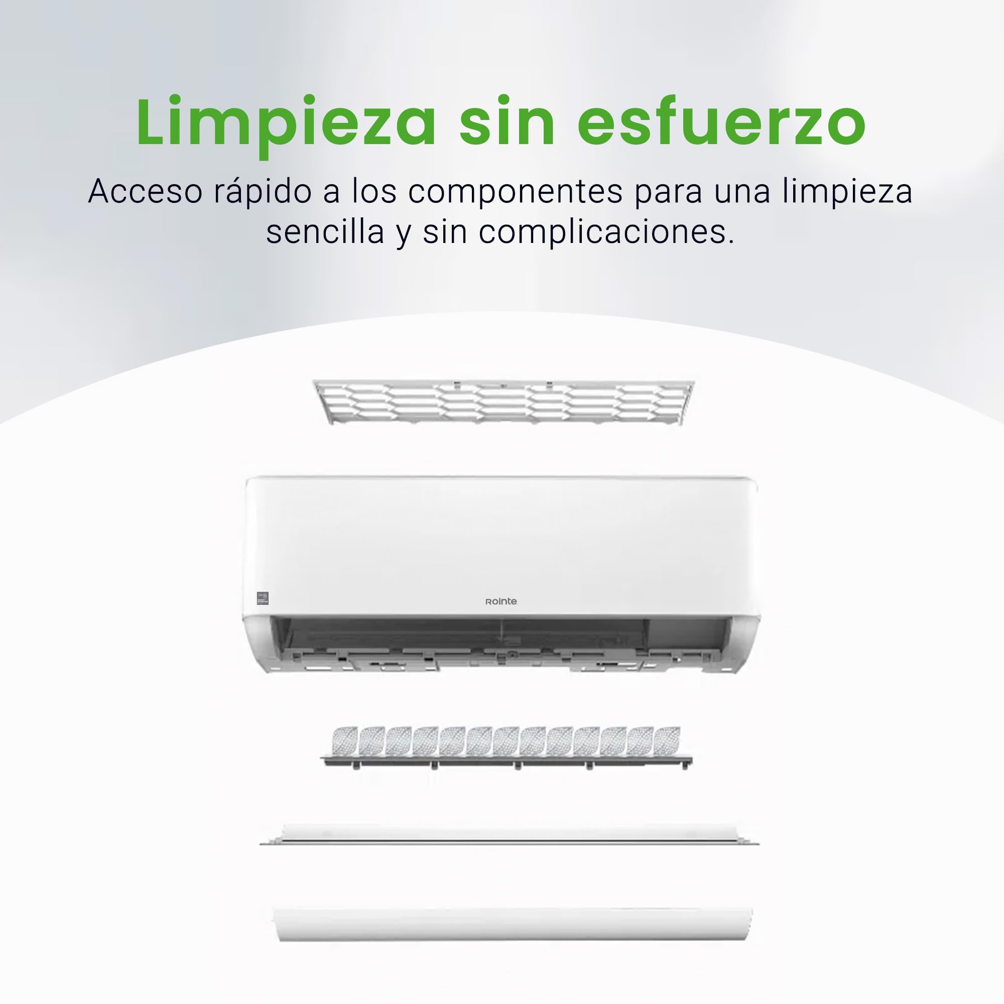 Rointe RX20 Split Aire acondicionado A+++ 2250 fg, Refrigeración y Calefacción, 9000 BTU, WIFI,Bomba Calor, Clase A+++/A++, Deshumidificador, Refrigerante R32 [Clase de eficiencia energética A+++]