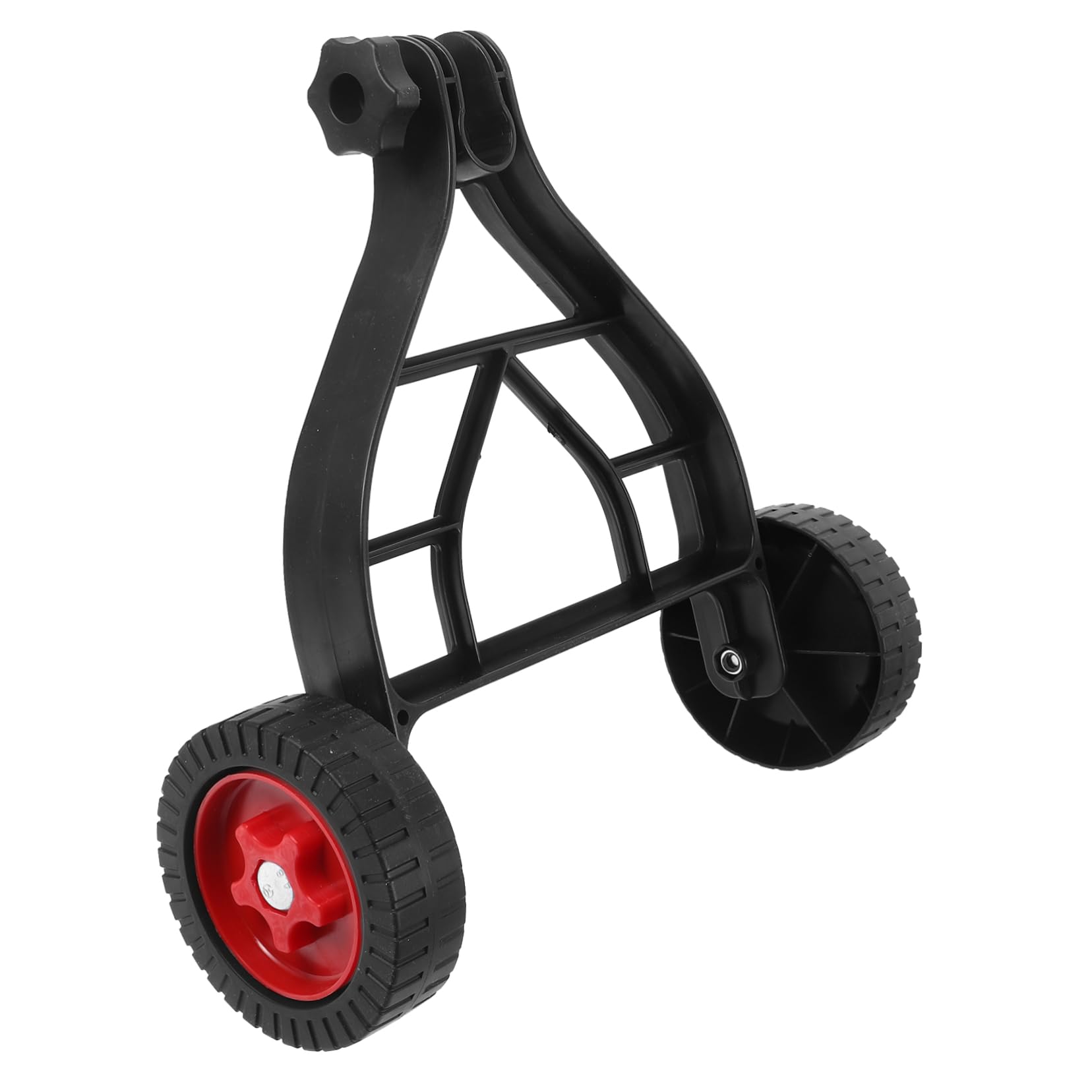 iplusmile Ruota Di Supporto Per Tosaerba a Spinta in Gomma Resistente Struttura in Acciaio Inox, Ricambio Per Carrelli Da Giardino e Utensili Multiuso, Facile Da Installare Per Manutenzione Prato