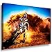Produktbild Motocross Leinwandbild LaraArt Bilder Mehrfarbig Wandbild 60 x 40 cm