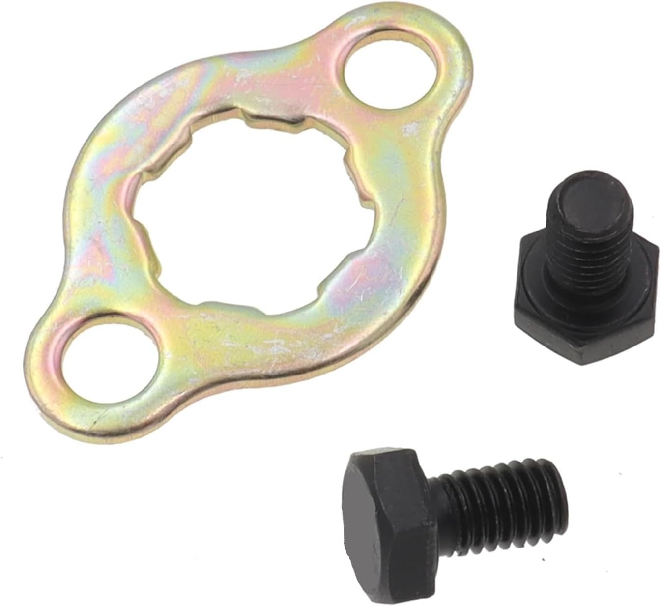 5 Sets of 17mm 20mm Front Engine Compatible with 420# 428# Chain Sprocket Fixing Plate Lock Washer Screw(20mm)