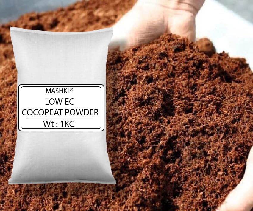 MASHKI Coco peat Powder 100% Natural and Organic Coco peat Coir Pith Powder Organic Soil Manure Coco Powder Soil Manure (1 kg) (B0CQD54D36) Amazon Price History, Amazon Price Tracker