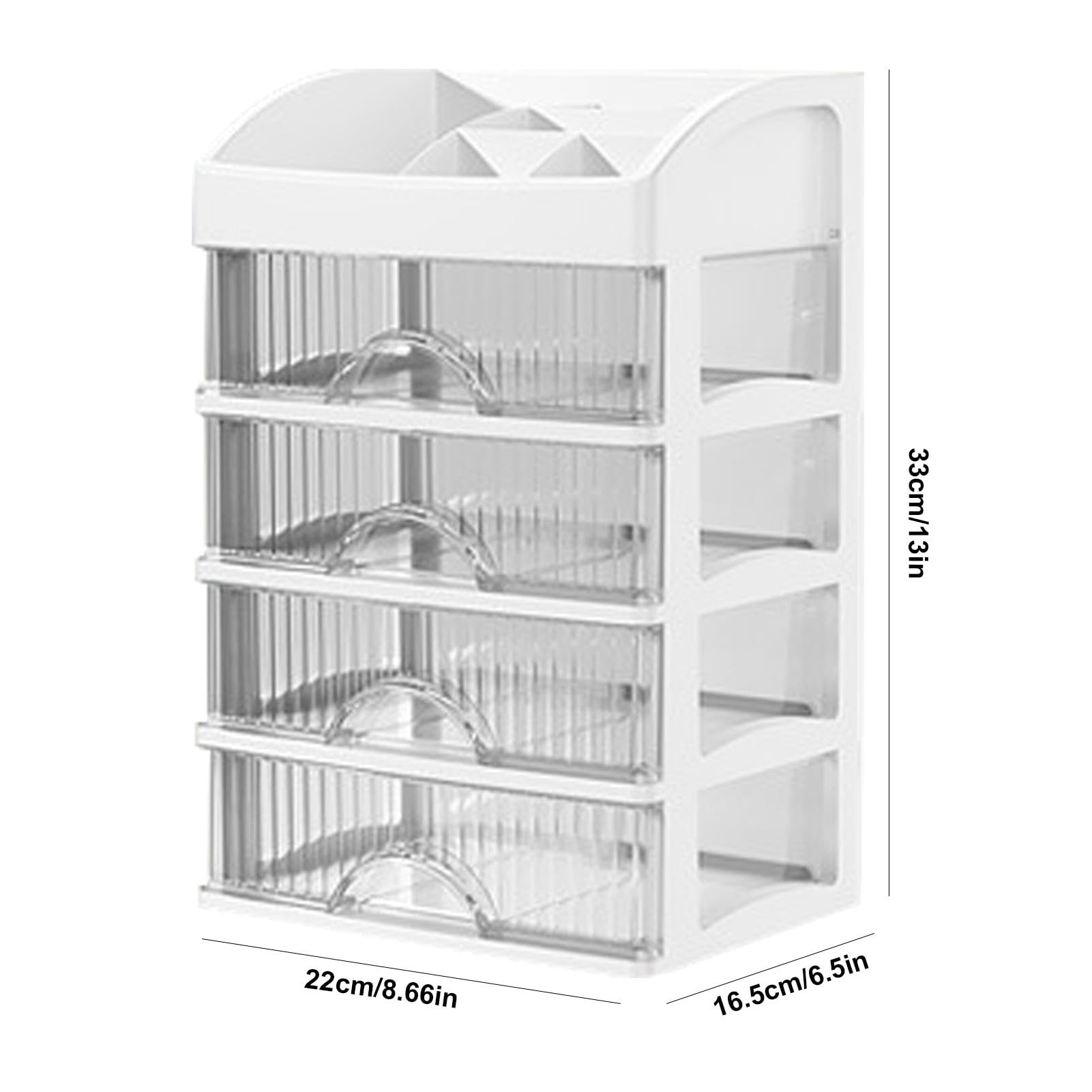 Jewelry Storage Drawers | Trasparente Desk Organizer | Tabletop Storage Cabinet, Drawer Desk Accessories Stationery Supplies Organizer Jewelry Drawer Cabinet Trasparente Tabletop Drawers