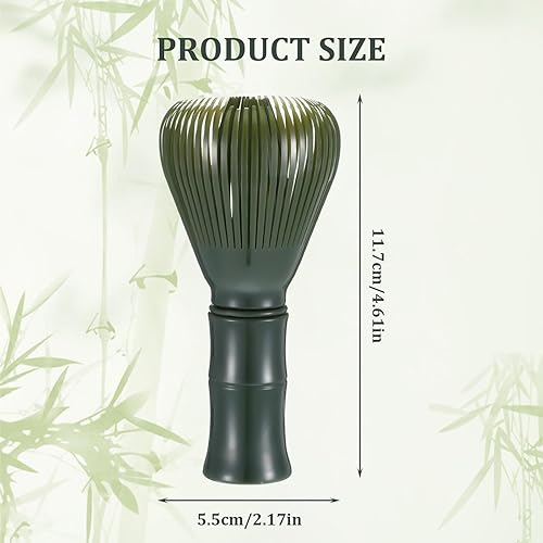 Miniatura 2 de Batidor tradicional de matcha reutilizable, batidor de matcha Chasen, apto para lavavajillas, agitador, cepillo mezclador, auténtico japonés para