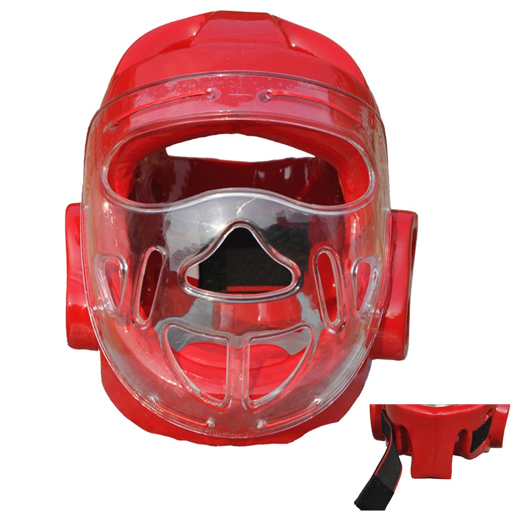 Outgeek Head Gear Full Protective Head Guard Taekwondo Boxing Headgear