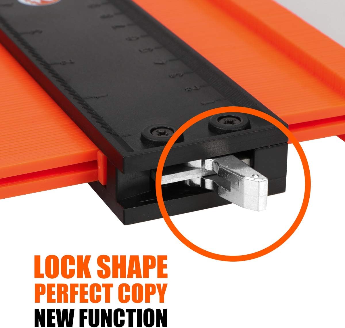 Saker Contour Gauge Profile Tool Father's Day Gift 10inch and Saker Thin Rip Jig Table Saw Jig Guide