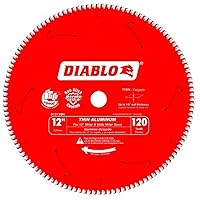 Vista 3 de Diablo Hoja de sierra para aluminio grueso – 10" de diámetro, 60 dientes TCG, árbol de 5/8", corte de .11", ángulo de gancho de -5°, placa de .087