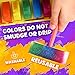 Watercolor Paint Magic Art Set - Painting Kit for Kids & Toddlers, Preschool Toys & Games - 6 Washable & Reusable Colors, 6 Sizes of Sponge Brushes - Art & Crafts Supplies for Ages 4 Years & Up