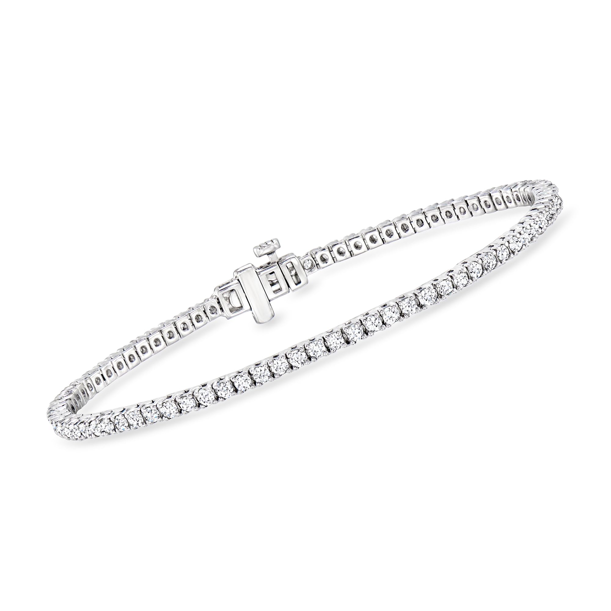 Ross-Simons2.00 ct. t.w. Lab-Grown Diamond Tennis Bracelet in Sterling Silver