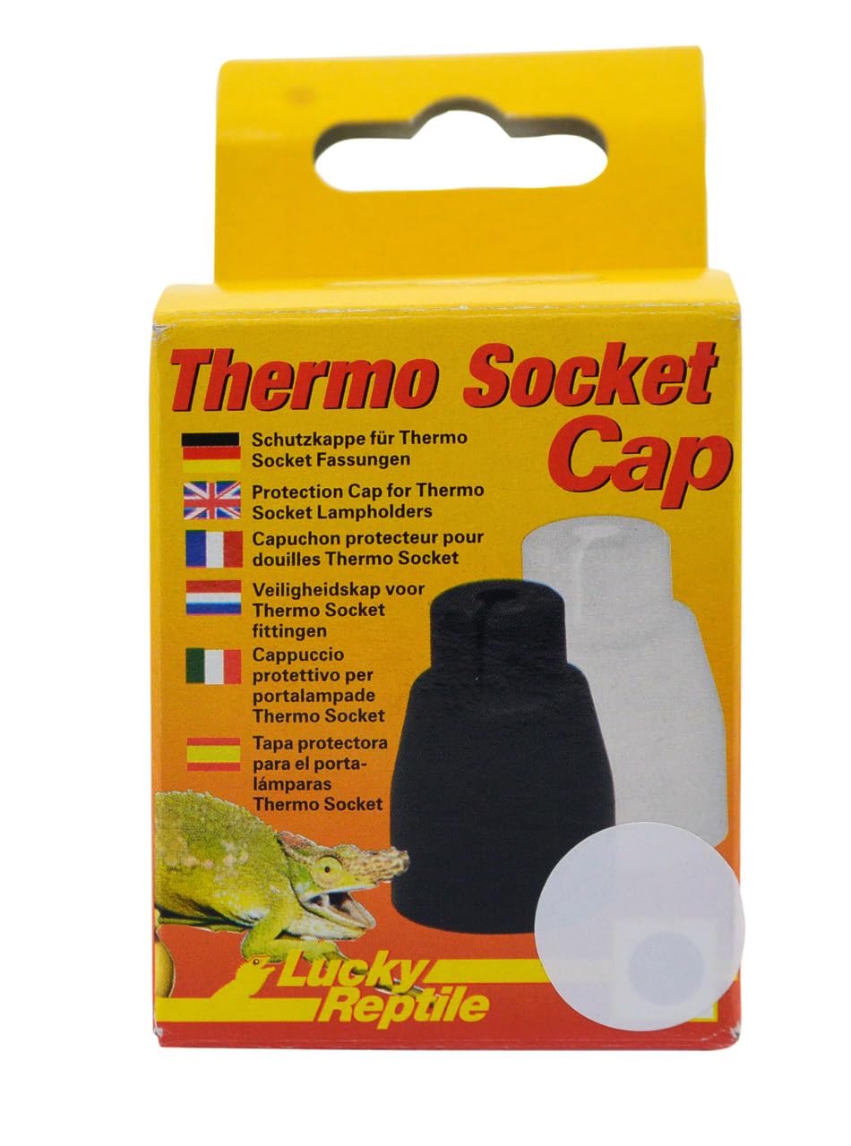 Lucky Reptile TS-C2 Thermo Socket Cap, White/Black