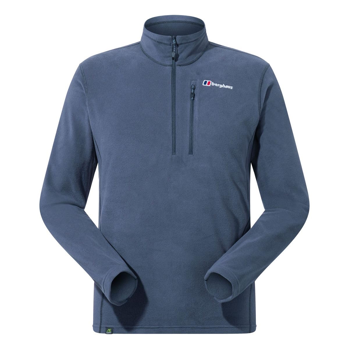 Berghaus Men's Prism Micro Polartec Fleece Half Zip Jacket Fleece Half Zip, Carbon, XXL