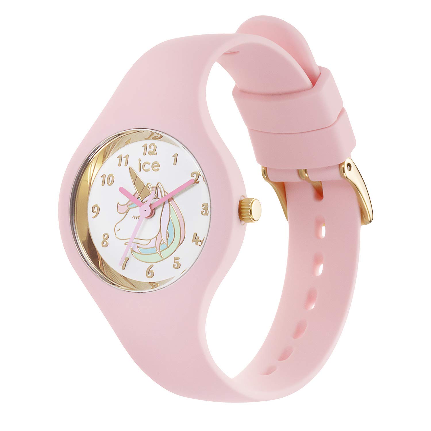 Ice-Watch - ICE fantasia Unicorn pink – różowy zegarek z silikonowym paskiem