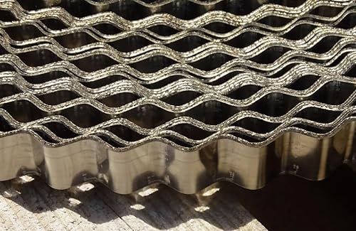 2m 20mm Flexparts FX-PROTECT Wellenband Bauwellenband Rißschutz Plankenschutz Holzverbinder Wellennagel Holzklammer Brettklammer Bohlenklammer