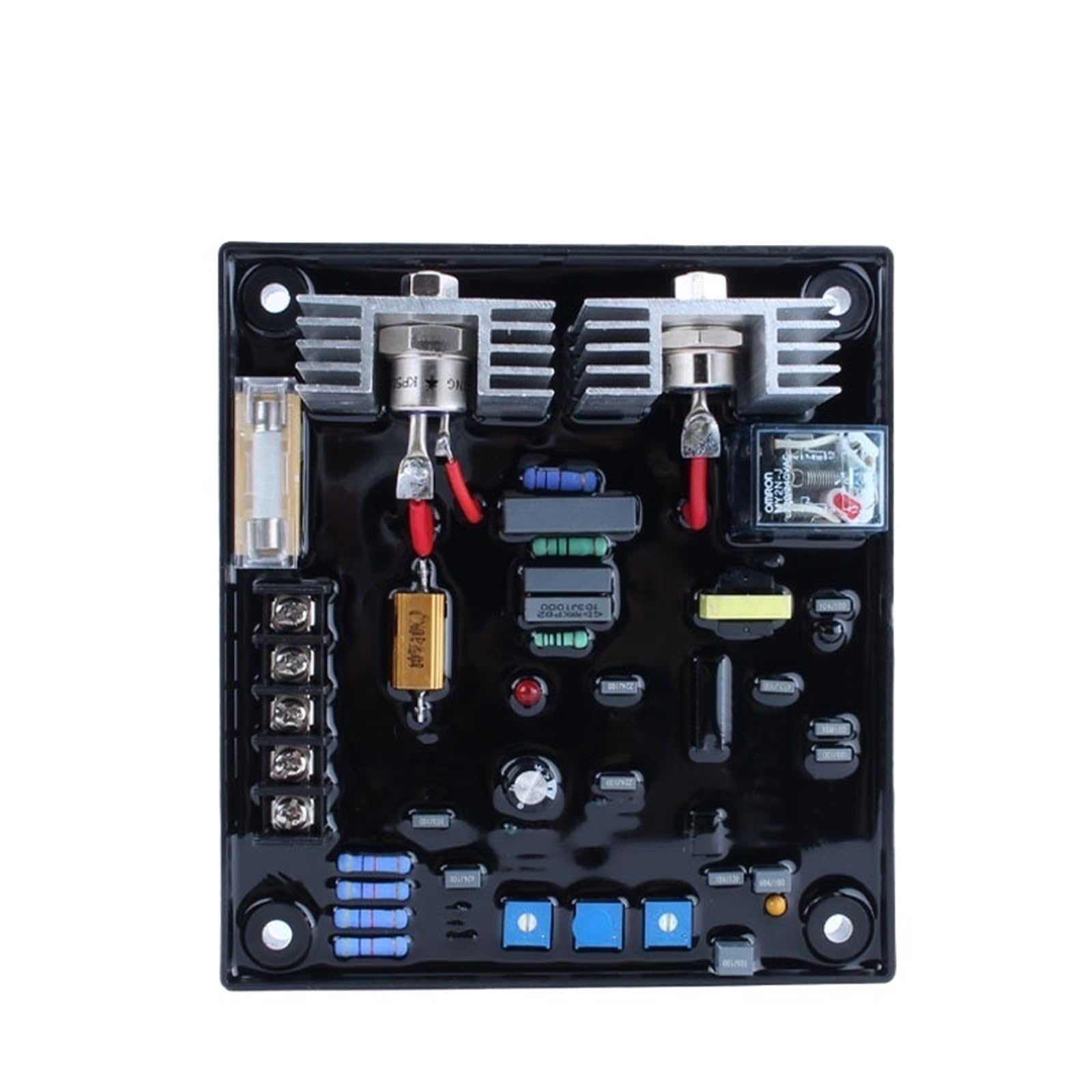 POW50A 30A AVR 35A Brushless Generator Regulator For Alternator Stabilizer Control Module AVR-35A 1Pcs(POW50A 30A)