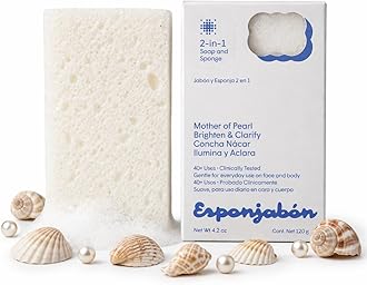 Esponjabon Sponge Soap Concha Nacar