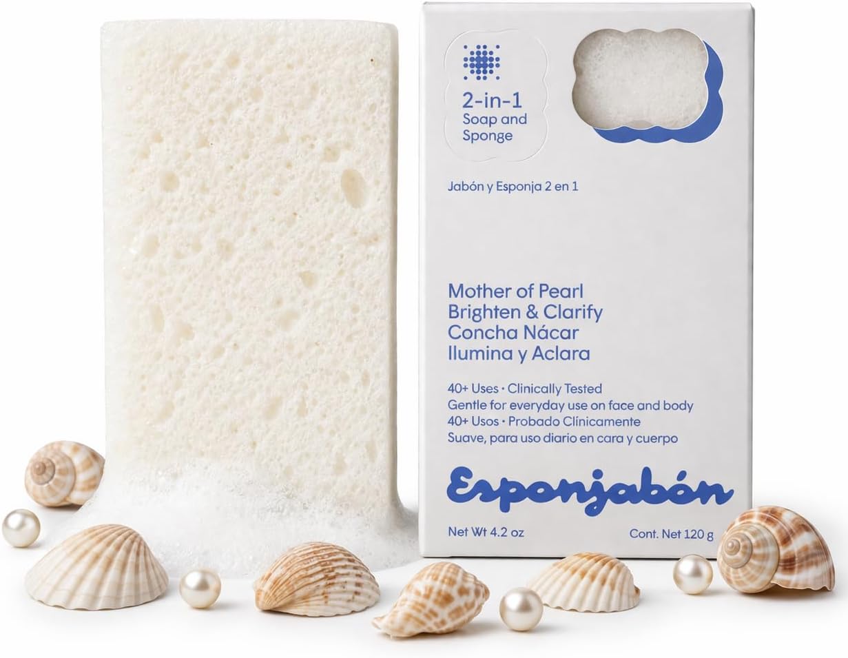 Esponjabon Sponge Soap Concha Nacar