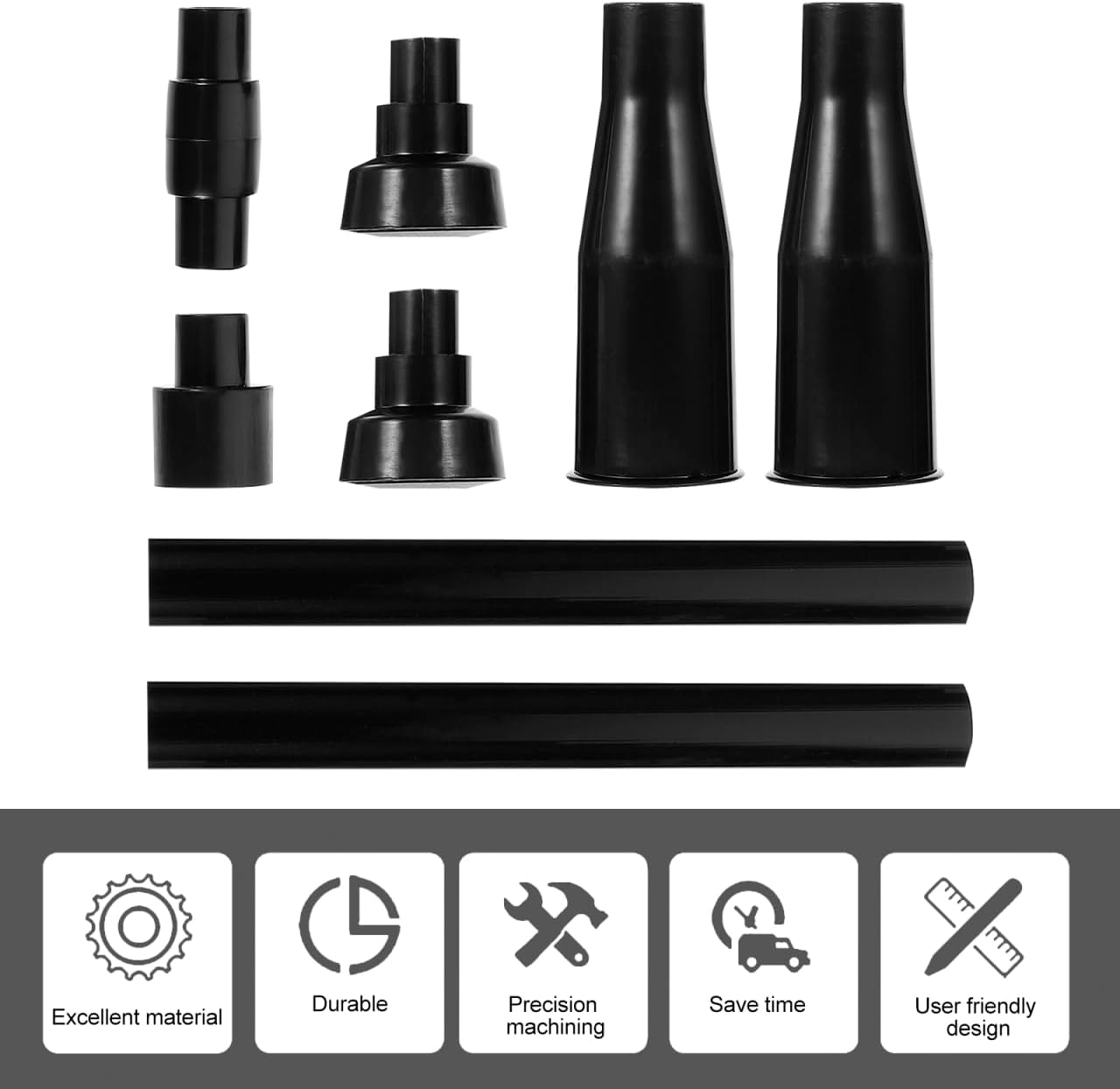 MERRYHAPY Plastic Mushroom Fountain Pump Nozzles 8 Pcs Set for Water Fountain Pond Pump Nozzles Garden Pond Use