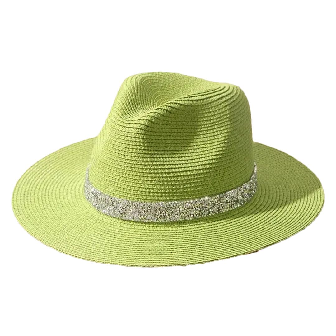 LCUVIMPEX Bucket Hats， Women's Summer Straw Panama Sun Protection Hat Multicolor(2)