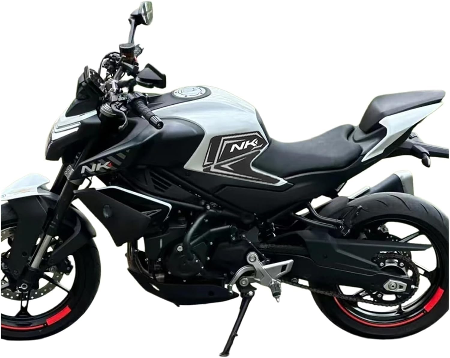 Motorcycle Tank Sticker Motorcycle Accessories Non-Slip Side Fuel Tank Pad Rubber Stickers Knee Protection for CF&Moto 450NK 2024.