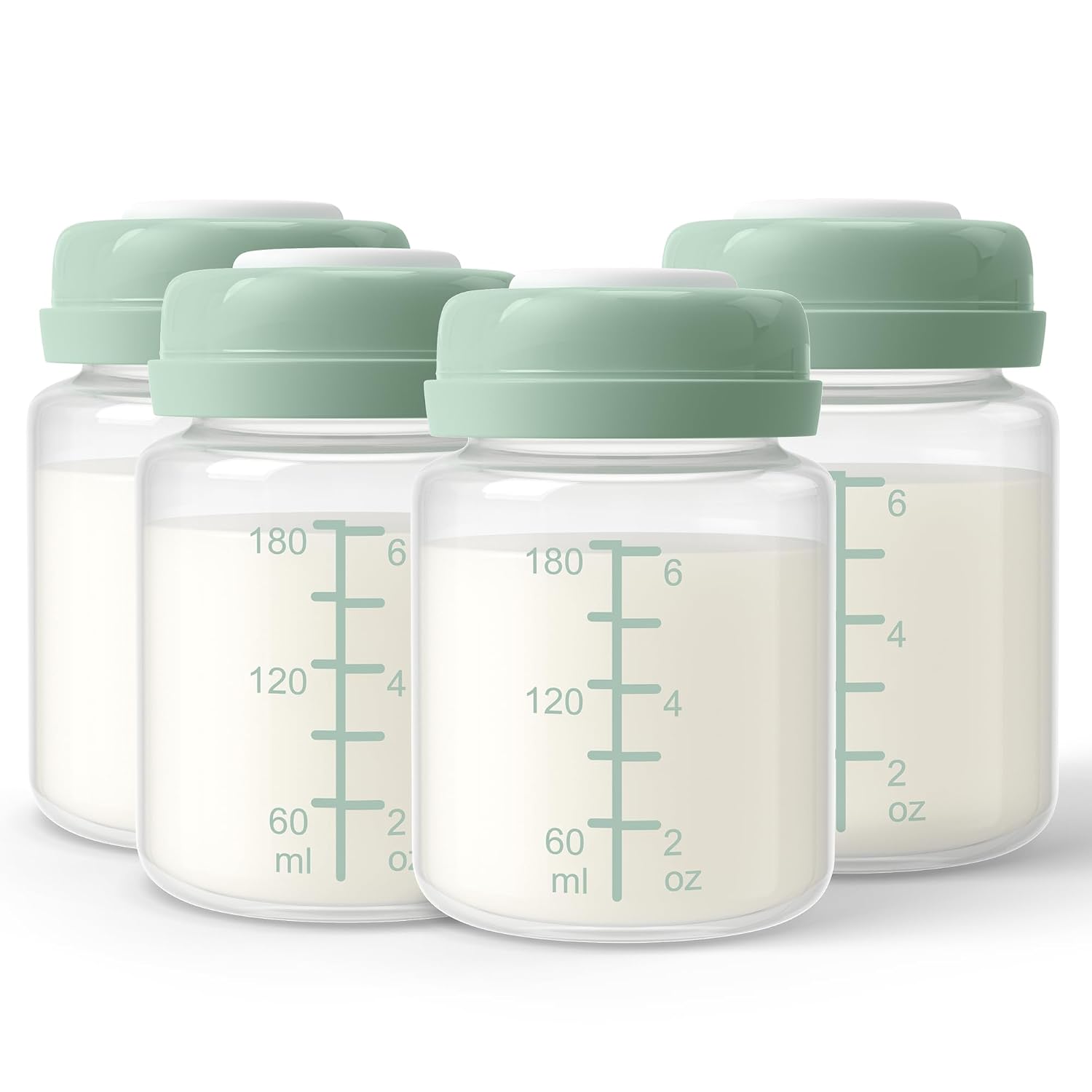 Milk Storage Bottles Compatible with Spectra Pump & Momcozy Cooler