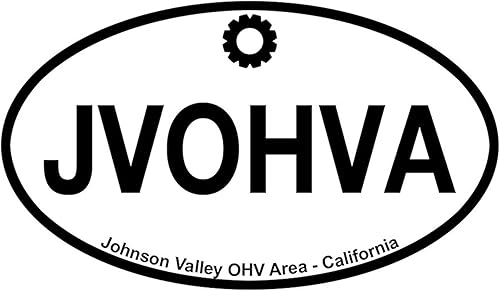 Miniatura 2 de CafePress Johnson Valley OHV Area - Pegatina ovalada para parachoques de coche
