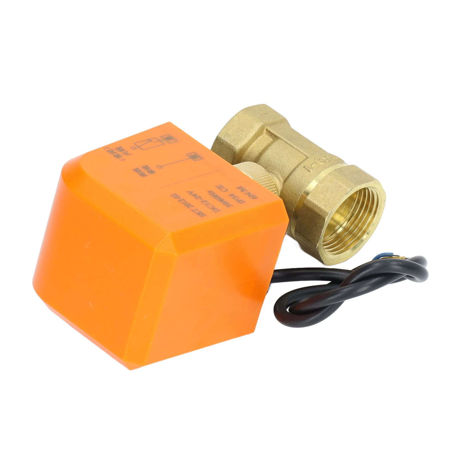 Vanne d'eau motorisée DN25 Fafeicy en laiton 1 pouce normalement fermée DC12-24V