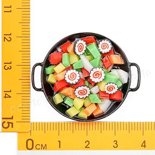 Miniatura 5 de Odoria Accesorios de decoración de casa de muñecas de mariscos en miniatura 1/6