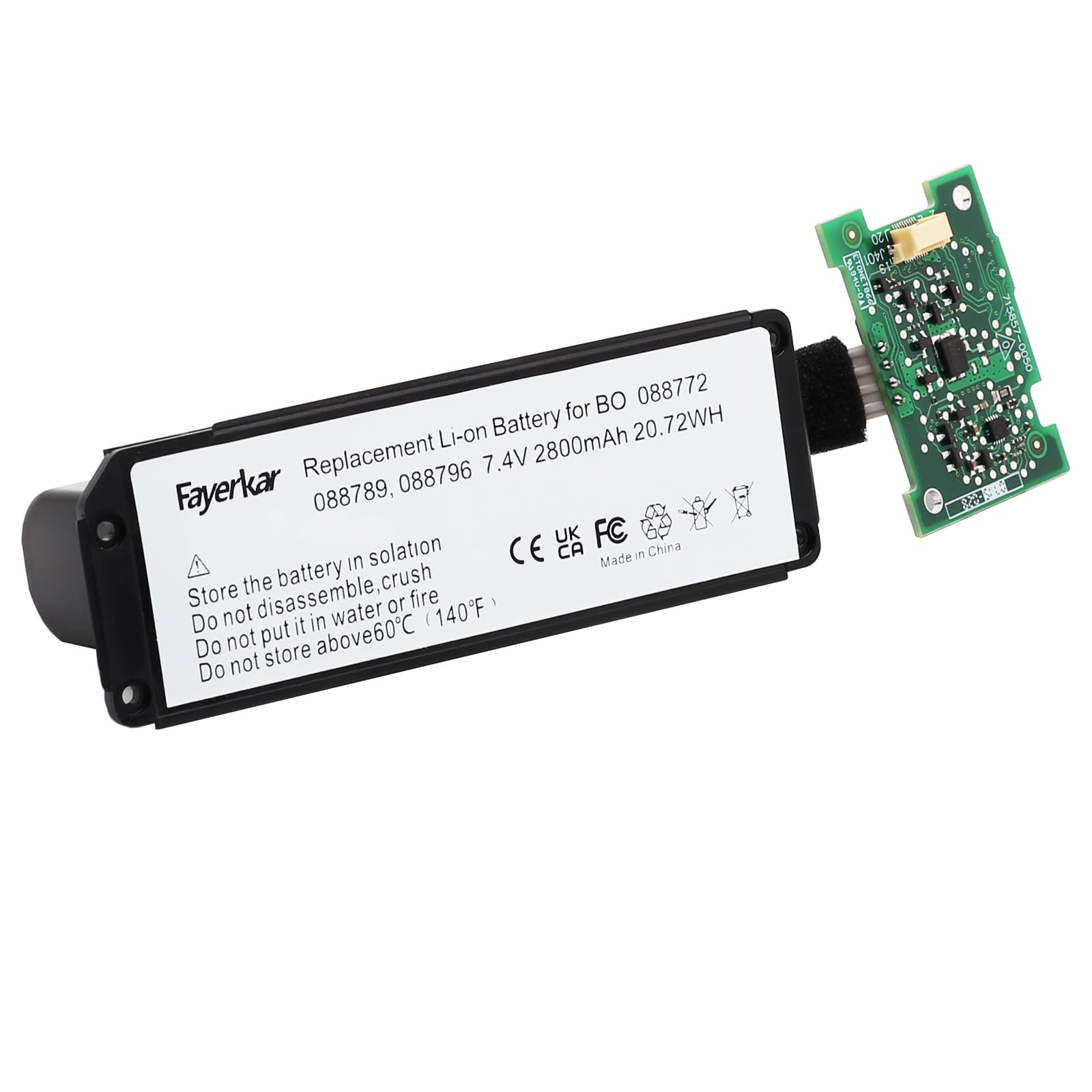 088772 088789 088796 - Batteria per altoparlante Bluetooth Bose Soundlink Mini 2 con PCB (7,4 V 2800 MAH)