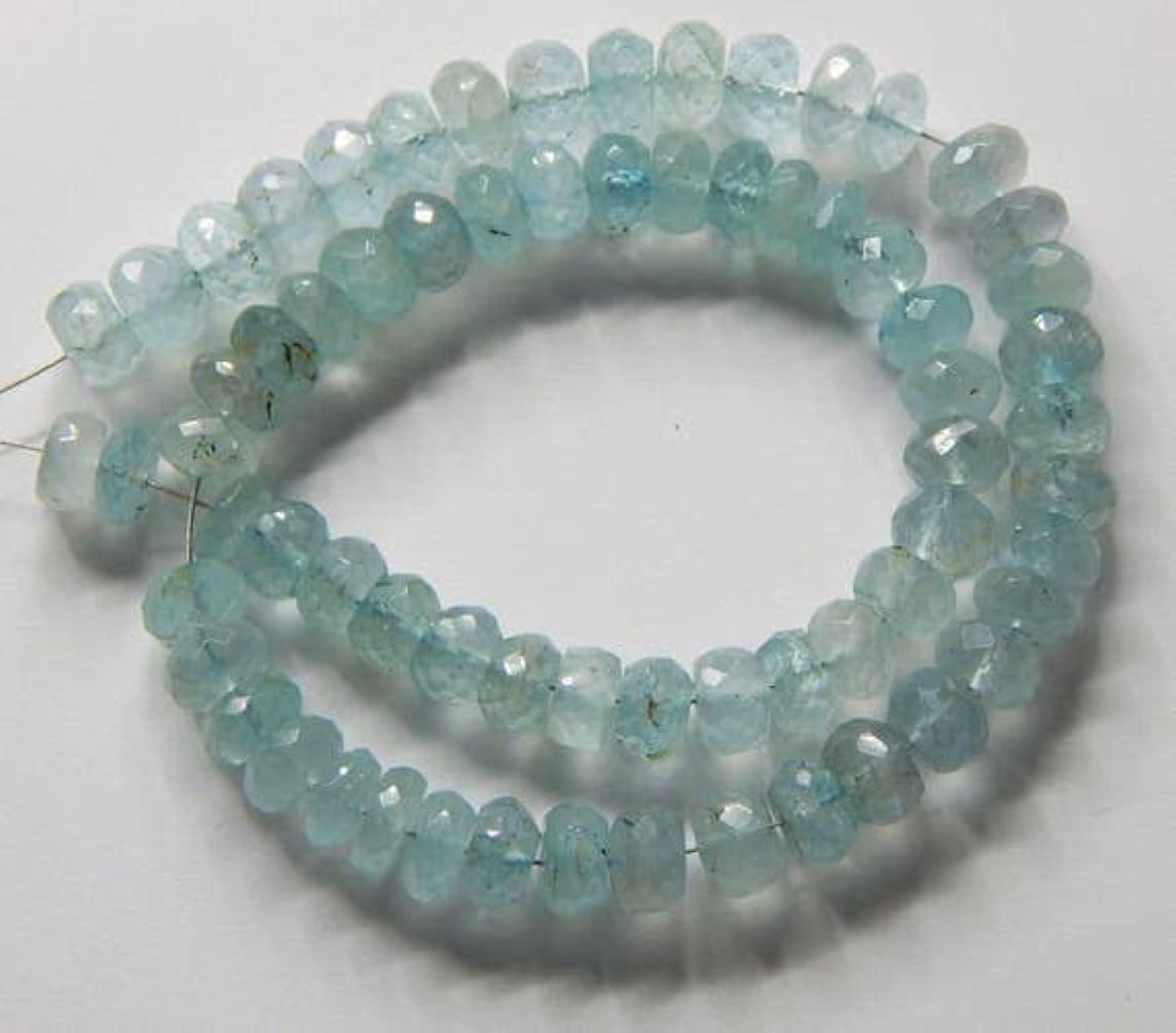 Perles Turquoise Sleeping Beauty carrées Heishi 9x4.5mm naturelles pour création de bijoux