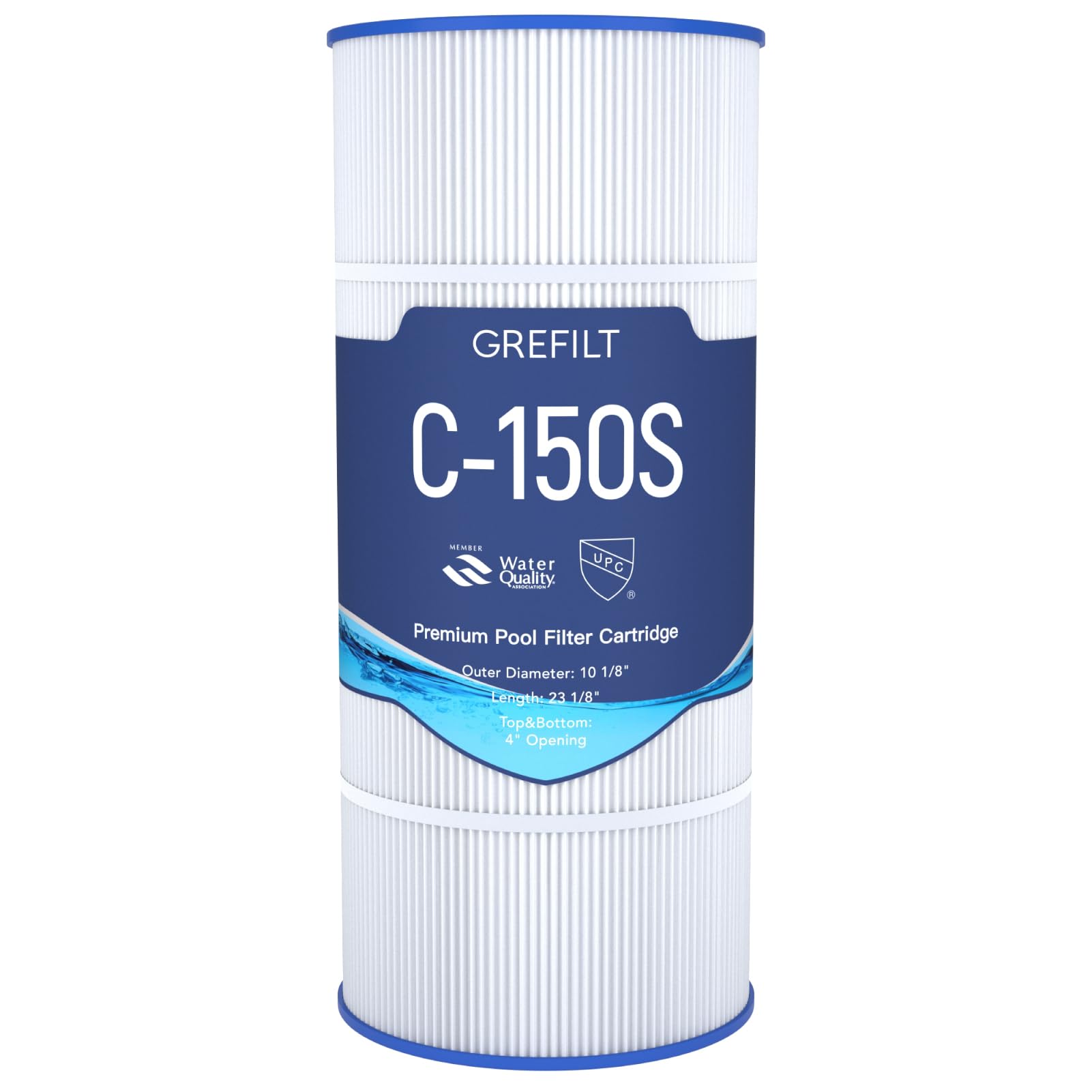 C150S Pool Filter Cartridge, Compatible with Hayward SwimClear C150S, CX150XRE, Replaces Pleatco PA150S, Ultral-D4, 150 sq.ft-picture-20