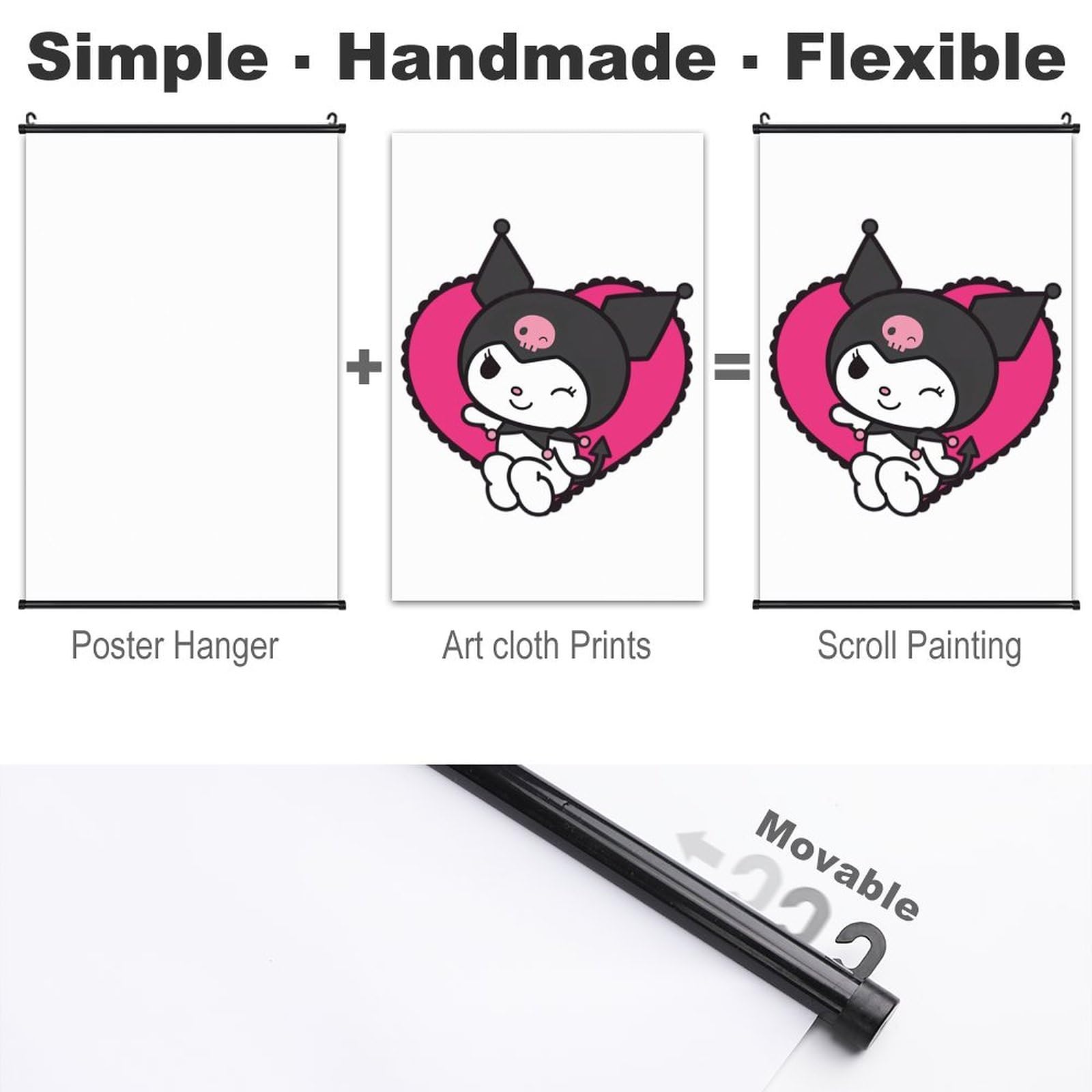 Amazon.co.jp: クロミ ちゃん マイメロディ壁掛け画 壁掛けポスター 壁