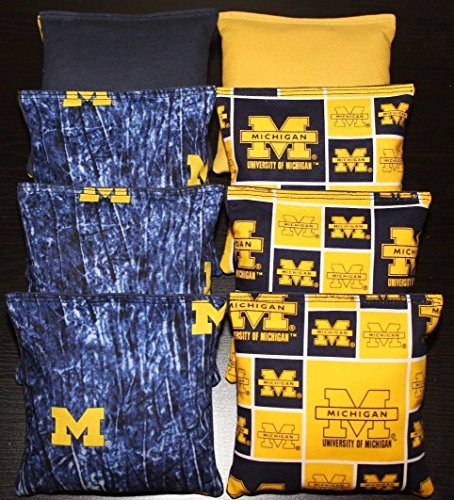 Backyardgamesusa University Of Michigan Wolverines Camo 8 Cornhole Bean Bags Aca Regulation New! #TOP15