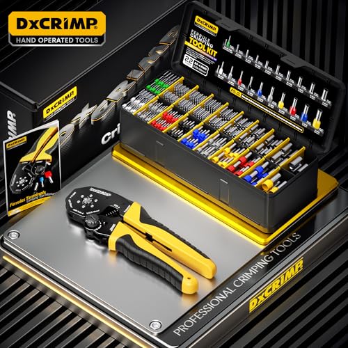 Miniatura 6 de Dxcrimp Kit Crimpadora Punteras Huecas 0,25-25mm 22 Tamaños