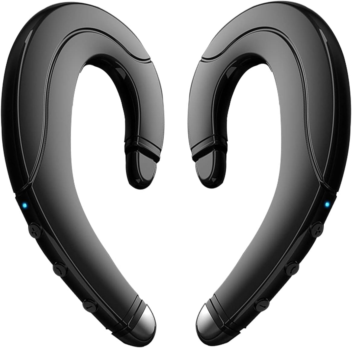Non Ear Plug Bluetooth Headphones, New True Wireless Earbuds Handsfree Ear Hook Wireless Headphone with Microphone for iPhone and Android Smart Phones