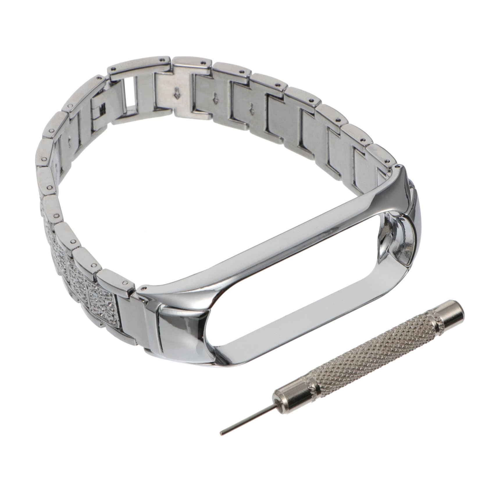 3 Piezas Correa de Reloj Inteligente Metálica para de Bandas Duraderas con Diseño de Liberación Rápida Compatible con Muñeca Cómoda y Resistente
