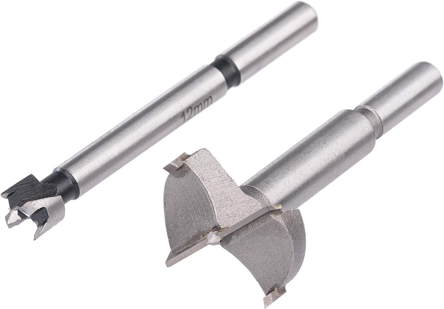 UK Drills 1 x 24.0mm New Forstner Bit Wood Hole Cutter Round Shank TCT Tip