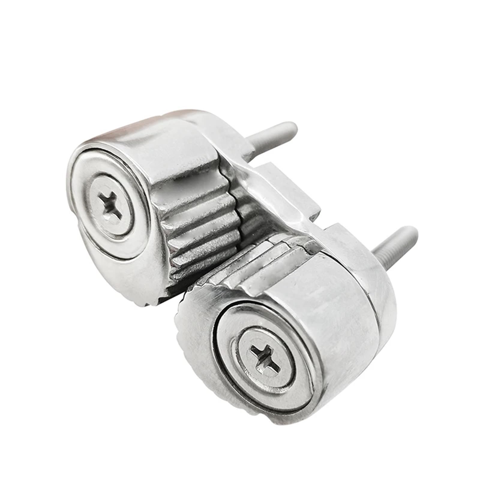 2 Pezzi in Acciaio Inox 316 for Barca, con camma da 64 mm, Morsetto passacavo for Corda, Barca a Vela, Canoa, Tender