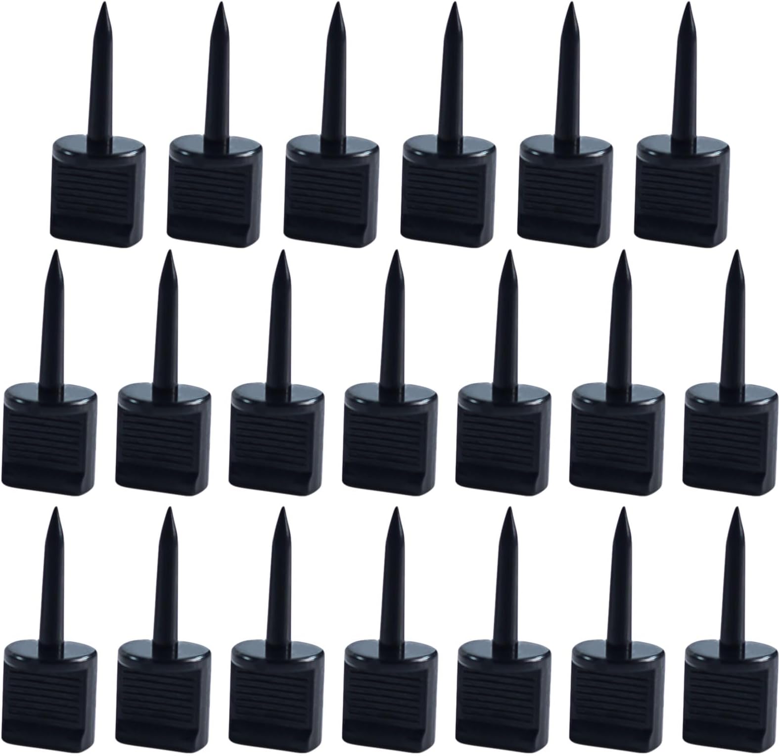Howbush12pcs 5.5cm Plastic Archery Paper Target Face Pins Target Nail Hunting Targets Accessories for Hold Paper Targets on Foam