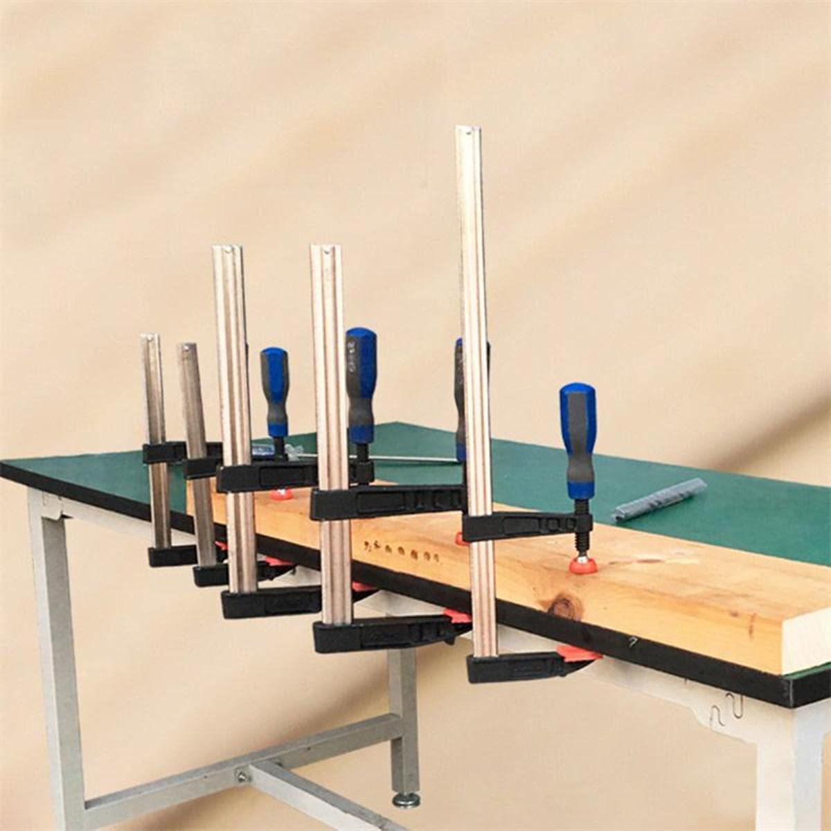 Heavy Duty F-Klemme Holzbearbeitungs-Metall-Befestigungsklemme Hochfeste Zimmerei-Klemmen Handwerkzeuge-5x20cm