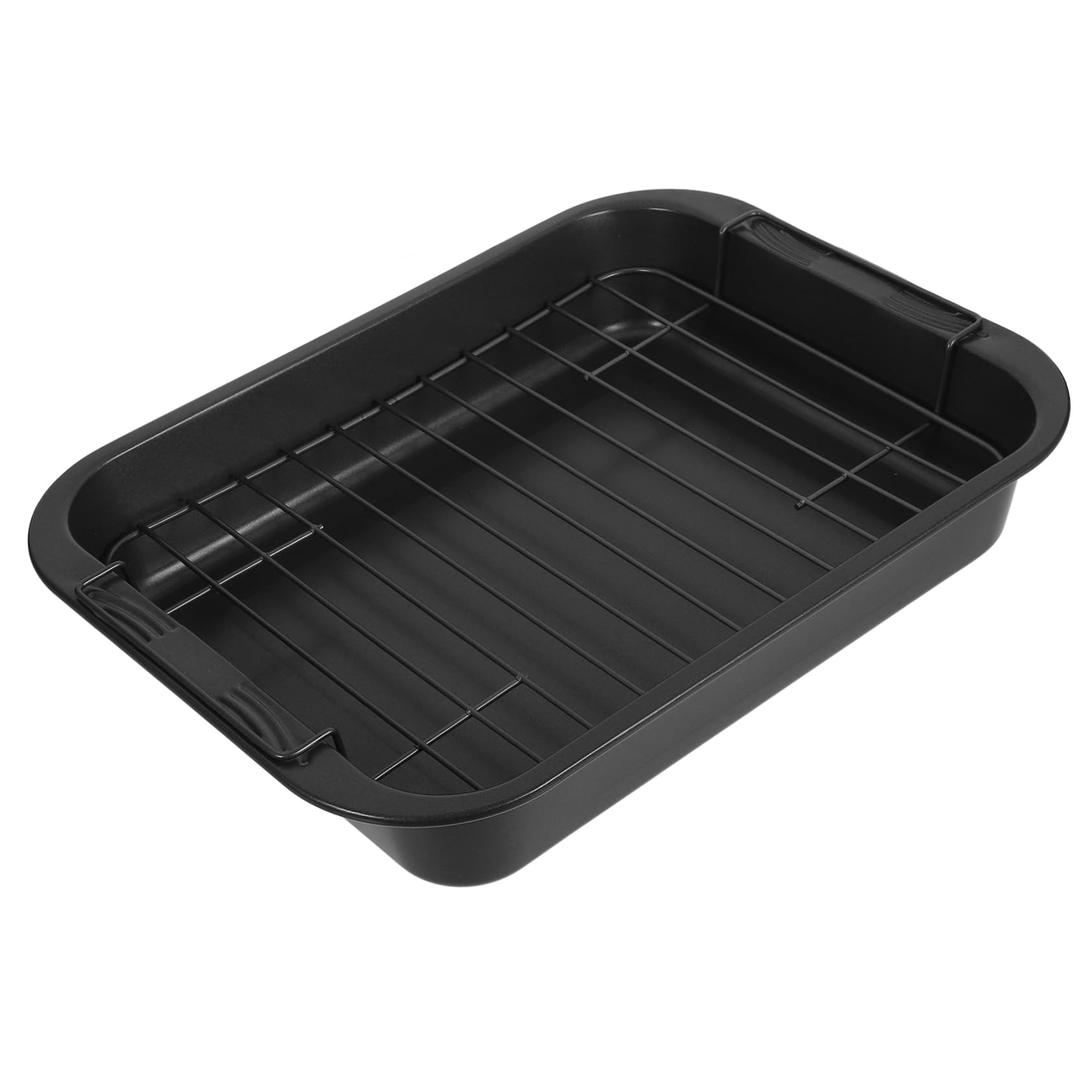 GLEAVI Moule à Pâtisserie Rectangulaire Acier Plaque de Cuisson Profonde Antiadhésive pour Gâteaux et Biscuits