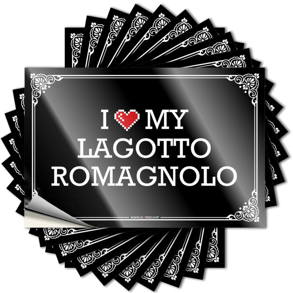 Men Bedroom Decor Quote - Core Checkered Bumper I Love My Lagotto Romagnolo(6X9CM)