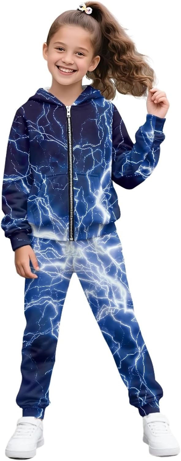 HUIACONG Kids Sweatsuits for Boys Girls Tracksuits for Children Sweat Set
