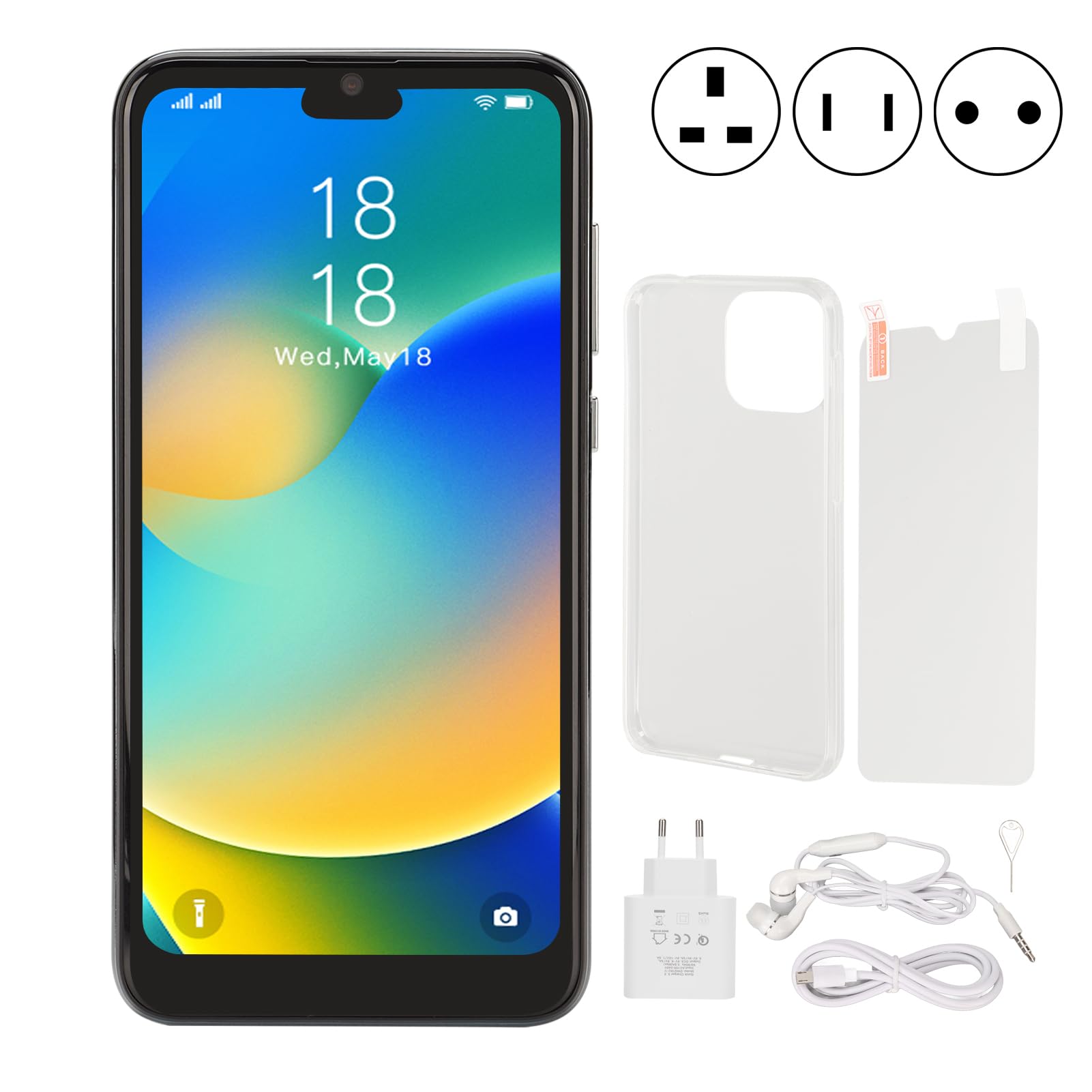 Amazon | 6.1インチ I14 Pro Max スマートフォン デュアルカード