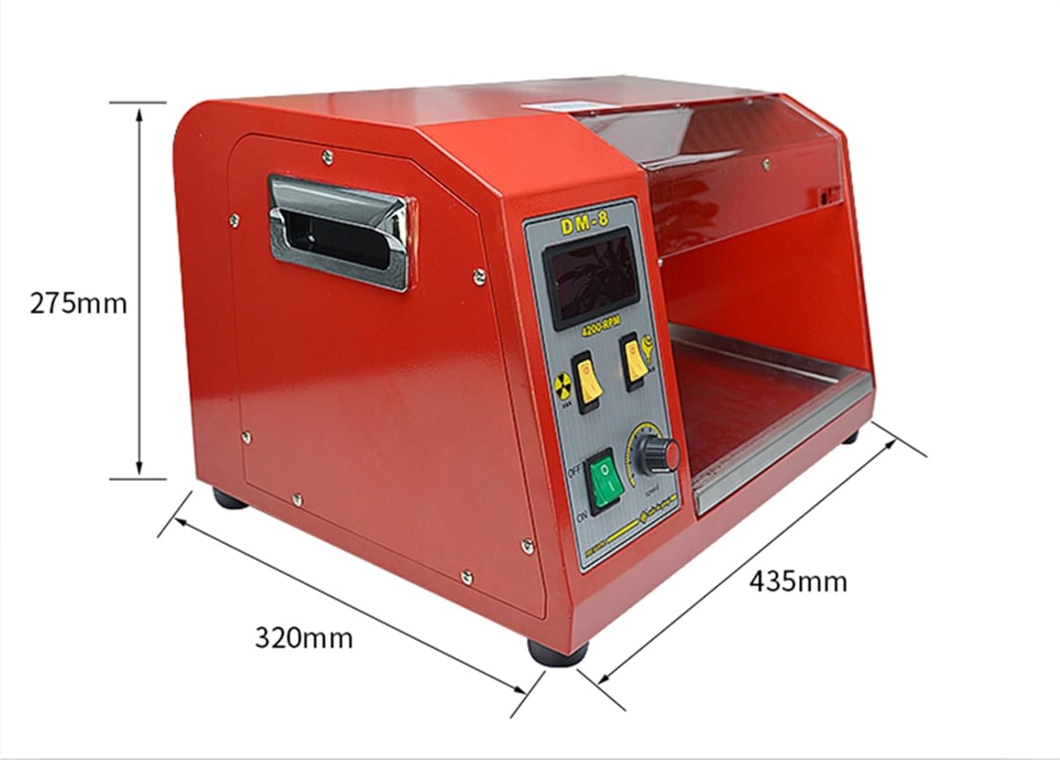 Jewelry Polisher, Jewelry Multi Function Polishing Machine Cloth Wheel Polisher DM-8 with Dust Collector Brench Buffing Machine