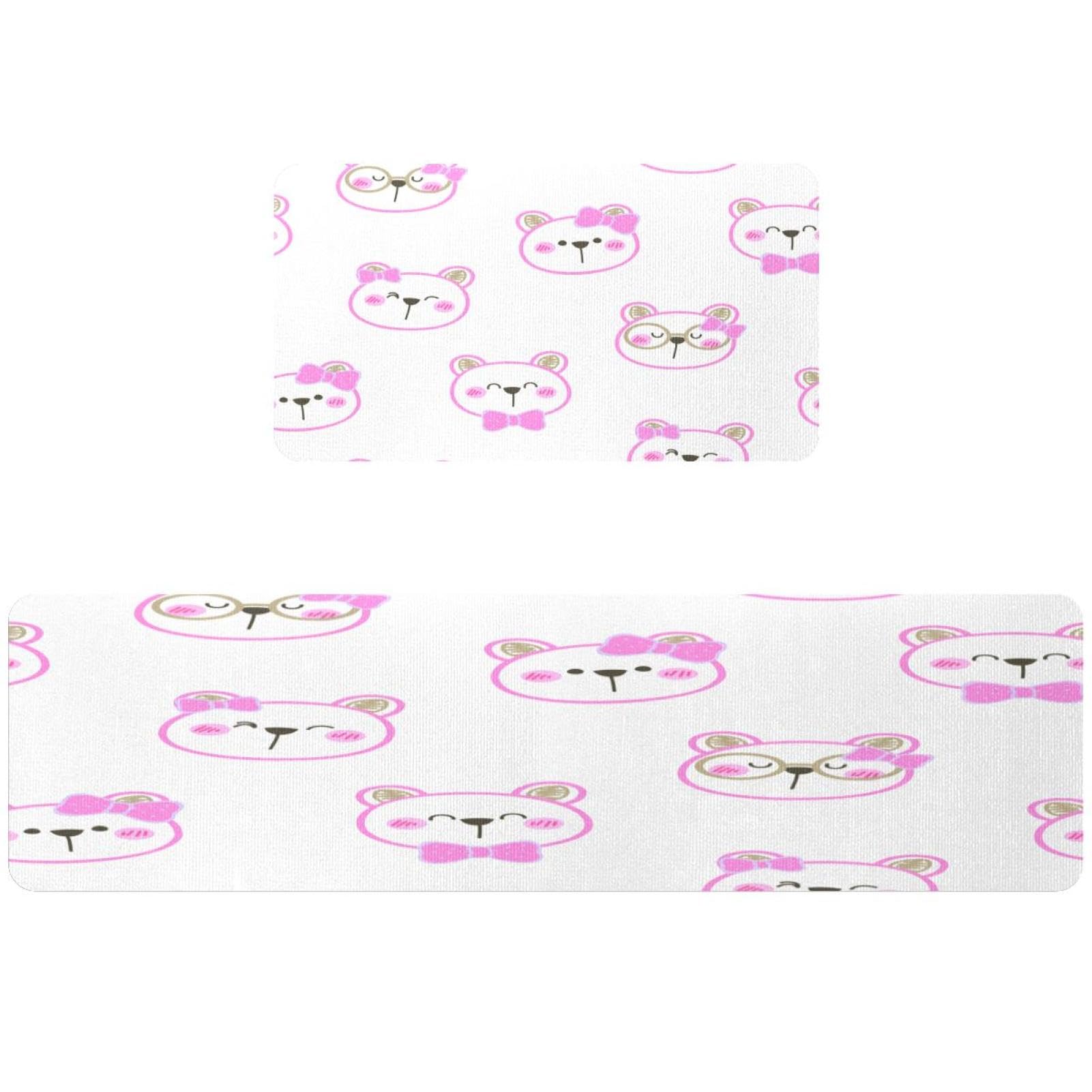 Tapete de cocina absorbente y lavable VAPOKF alfombra antideslizante pack de 2 unidades