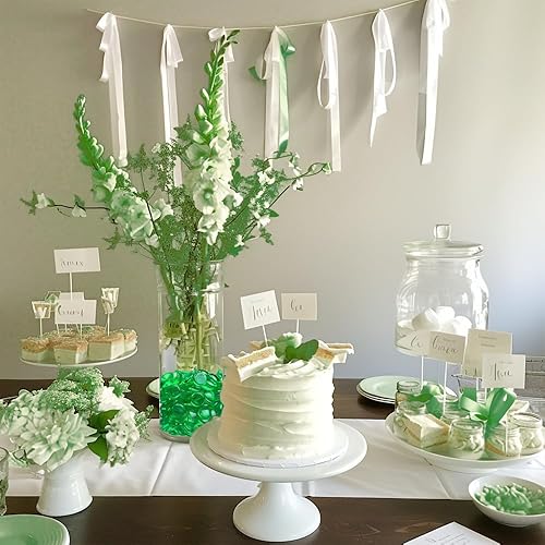 Miniatura 4 de 630 piedras preciosas de plástico de mármol plano acrílico ámbar para rellenos de jarrones de otoño, dispersos de mesa, manualidades, centros de