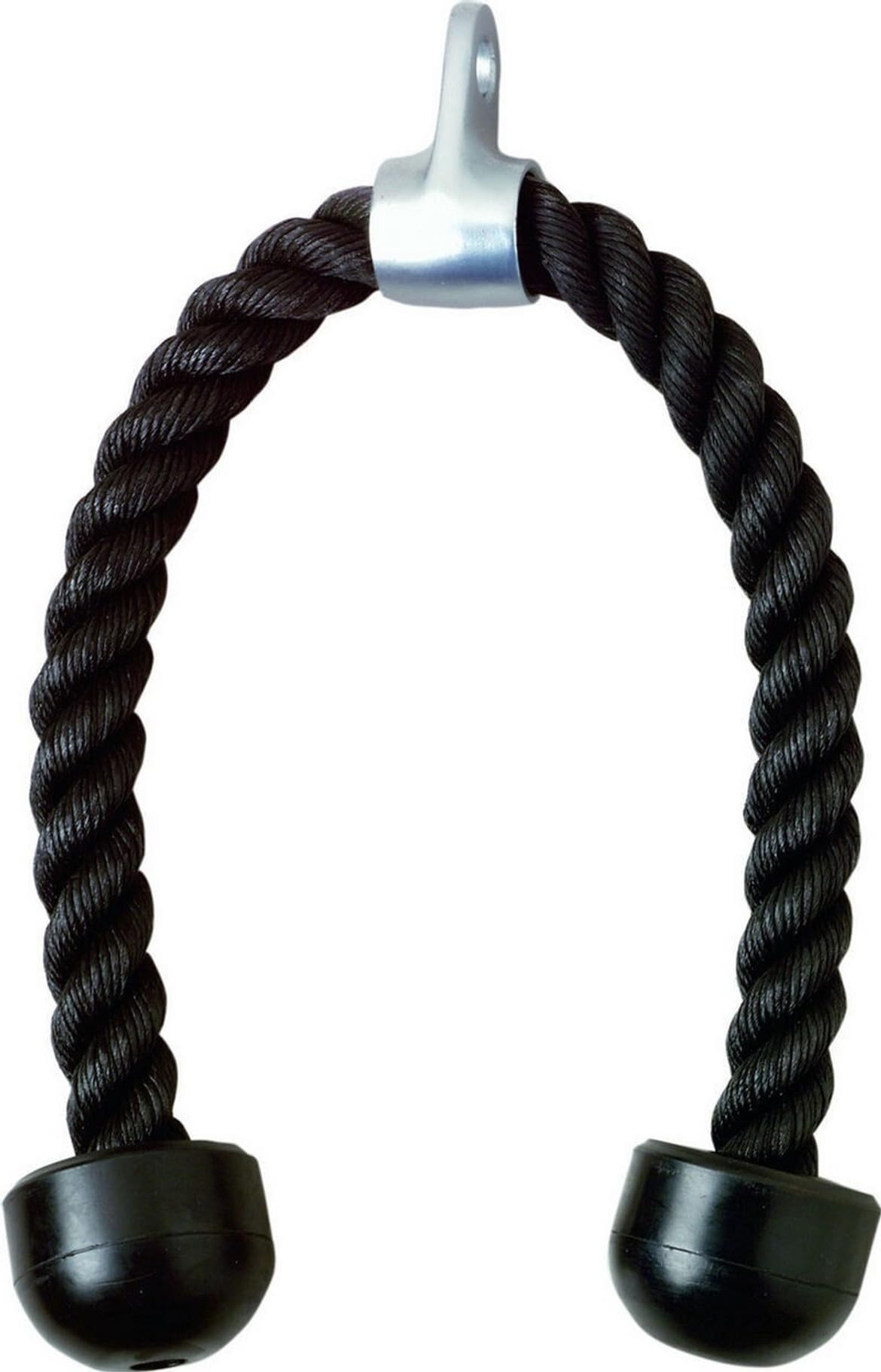 Tricep Rope Pull Down Cable Attachment, Black, Gym Exercise Bar for Triceps and Biceps Workout-image-41