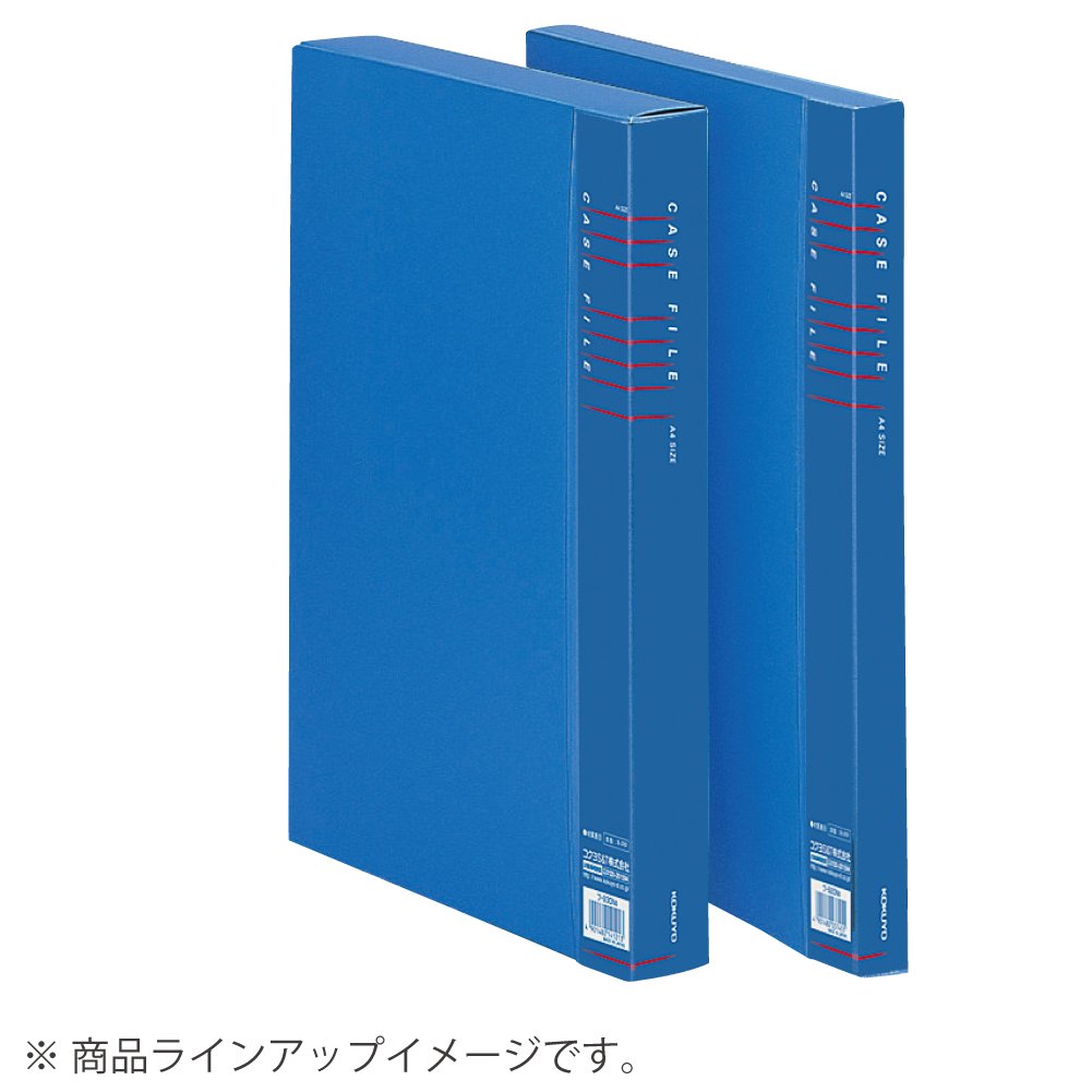 Amazon | コクヨ ファイル ケースファイル PPシート A4 背幅20mm 青 フ